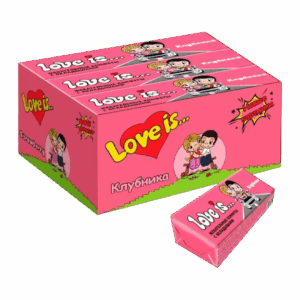 Жевательная конфета Love Is Клубника, 25 г