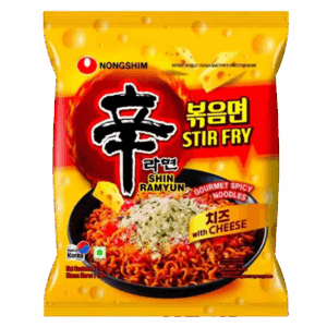 Лапша быстрого приготовления Nongshim Shin Ramyun со вкусом жареного сыра, 120 г