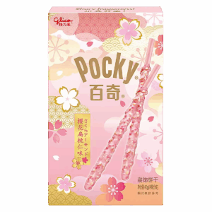 Бисквитные палочки Glico Pocky со вкусом мусса из сакуры, 48 г