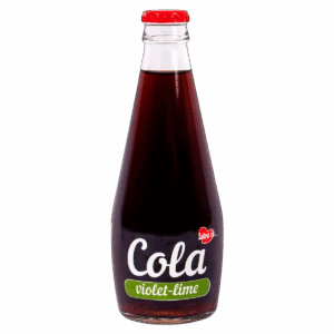 Газированный напиток Love Is Cola Violet Lime со вкусом колы с лаймом и фиалкой, 300 мл