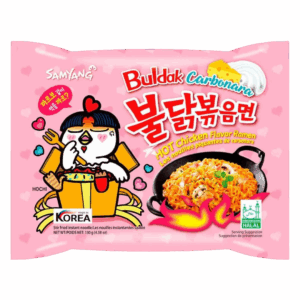 Лапша быстрого приготовления Samyang Hot Chicken Flavour Ramen Carbonara со вкусом курицы в соусе, 130 г