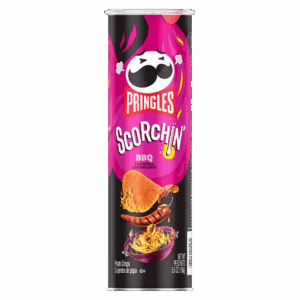 Картофельные чипсы Pringles Scorchin' BBQ со вкусом острого барбекю, 158 г