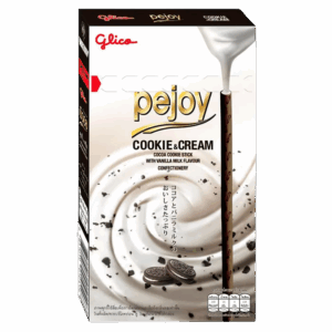 Бисквитные палочки Pocky Pejoy Cookie & Cream со вкусом печенья и крема, 37 г