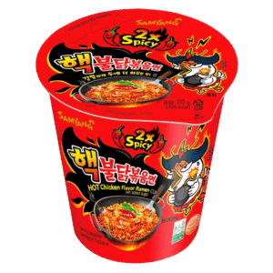 Лапша быстрого приготовления Samyang Hot Chicken Flavour Ramen 2x Spicy со вкусом курицы в супер остром соусе, 70 г