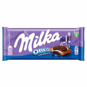 Шоколад молочный Milka Oreo Sandwich Cookies (92 грамма)