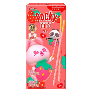 Бисквитные палочки Glico Pocky со вкусом клубники, 35 г