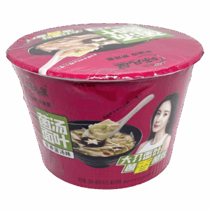 Лапша быстрого приготовления Weifanwu со вкусом грибов, 102 г