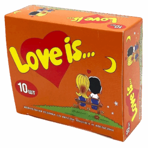 Жевательная резинка Love Is со вкусом ананаса и апельсина, 4,2 г (10 шт)