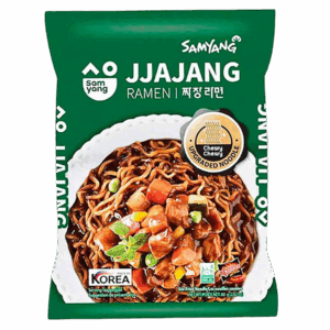 Лапша быстрого приготовления Samyang Jjajang острая со вкусом курицы в бобовом соусе, 80 г