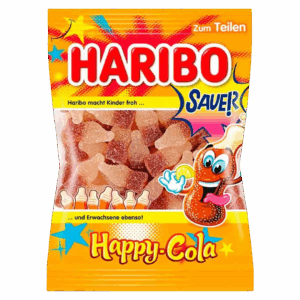 Жевательный мармелад Haribo Happy-Cola бутылочка колы, 200 г
