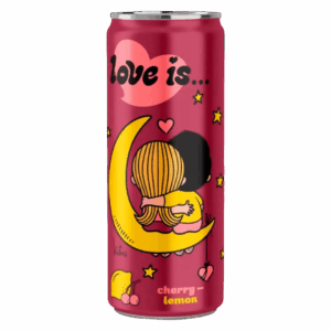 Газированный напиток Love Is со вкусом вишни и лимона, 330 мл