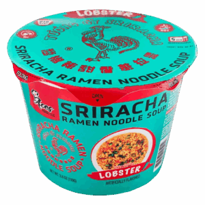 Лапша быстрого приготовления Aces Food Sriracha Ramen Noodle Soup With Lobster Flavor со вкусом лобстера, 110 г