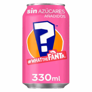 Газированный напиток Fanta WTF с секретным вкусом - красная (без сахара), 330 мл