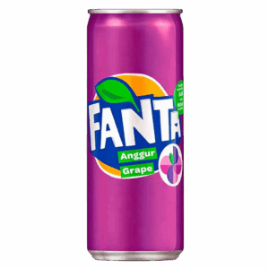 Газированный напиток Fanta Grape со вкусом винограда, 330 мл