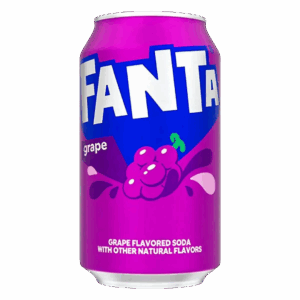 Газированный напиток Fanta Grape со вкусом винограда, 355 мл