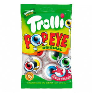 TROLLI Мармелад "Глаза с супер кислой жидкой клубничной начинкой" 75гр