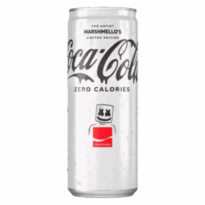 Газированный напиток Coca-Cola Zero Marshmello's Limited Edition, 250 мл