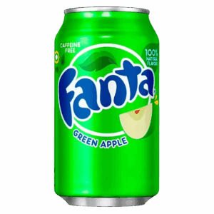 Газированный напиток Fanta Green Apple со вкусом зелёного яблока, 355 мл