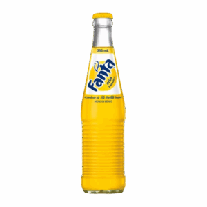 Газированный напиток Fanta Pineapple со вкусом ананаса (в стекле), 355 мл