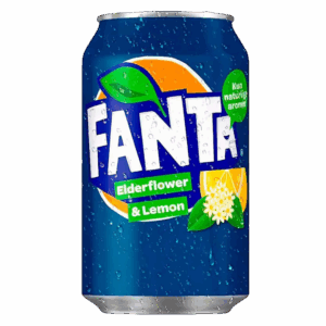Газированный напиток Fanta Elderflower & Lemon со вкусом бузины и лимоны, 330 мл
