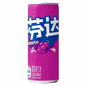Газированный напиток Fanta Grape со вкусом винограда, 330 мл