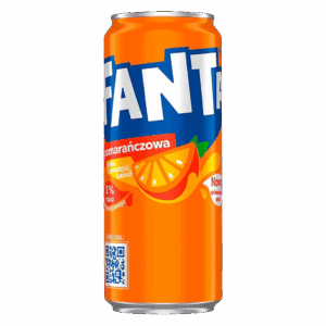 Газированный напиток Fanta Orange со вкусом апельсина, 330 мл