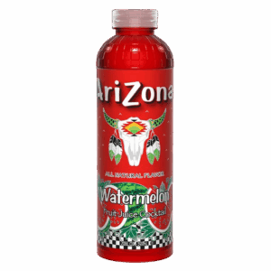 Напиток сокосодержащий AriZona Watermelon Fruit Juice Cocktail со вкусом арбуза, 591 мл