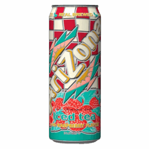 Холодный чёрный чай AriZona Raspberry Tea со вкусом малины, 650 мл