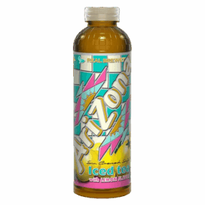 Холодный чёрный чай AriZona Lemon Tea со вкусом лимона, 591 мл