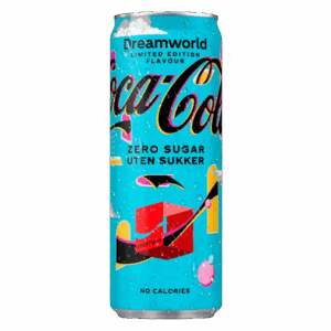 Газированный напиток Coca-Cola Dreamworld Zero Sugar (без сахара), 250 мл