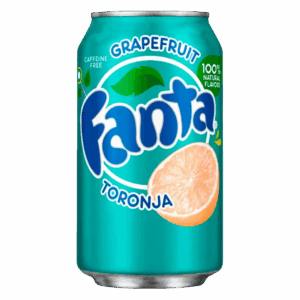Газированный напиток Fanta Grapefruit со вкусом грейпфрута, 355 мл