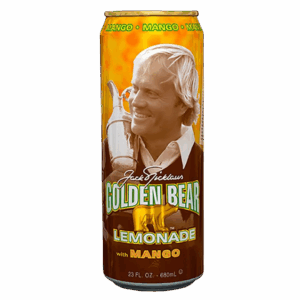Холодный зелёный чай AriZona Golden Bear Lemonade Original with Ginseng and Honey со вкусом женьшеня и мёда, 680 мл