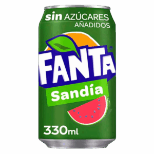 Газированный напиток Fanta Watermelon со вкусом арбуза (без сахара), 330 мл