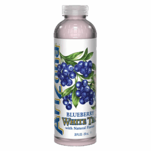 Холодный белый чай AriZona Blueberry White Tea со вкусом черники, 591 мл