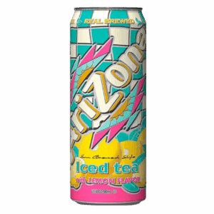 Холодный чёрный чай AriZona Lemon Tea со вкусом лимона, 650 мл