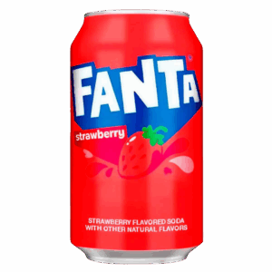 Газированный напиток Fanta Strawberry со вкусом клубники, 355 мл