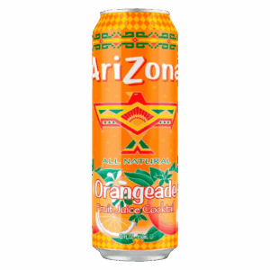 Напиток сокосодержащий AriZona Orangeade со вкусом апельсина, 680 мл