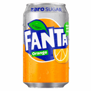 Газированный напиток Fanta Orange Zero со вкусом апельсина (без сахара), 330 мл