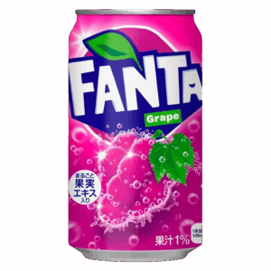 Газированный напиток Fanta Grape со вкусом винограда, 350 мл