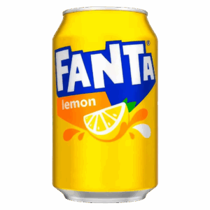 Газированный напиток Fanta Lemon со вкусом лимона, 330 мл