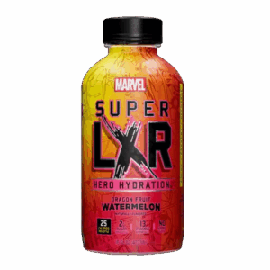 Холодный чёрный чай AriZona Marvel SUPER LXR со вкусом драгонфрута и арбуза, 473мл