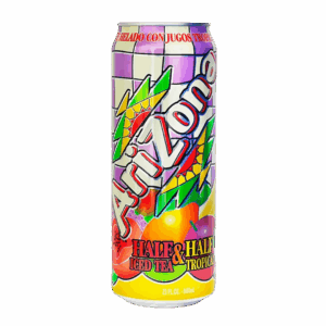 Холодный тропический чёрный чай AriZona Half & Half Tropical, 680 мл