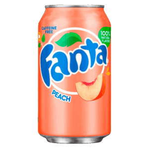 Газированный напиток Fanta Peach со вкусом персика, 355 мл