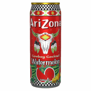 Напиток сокосодержащий AriZona Watermelon Cowboy Cocktail со вкусом арбуза, 500 мл