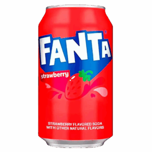 Газированный напиток Fanta Strawberry со вкусом клубники, 355 мл